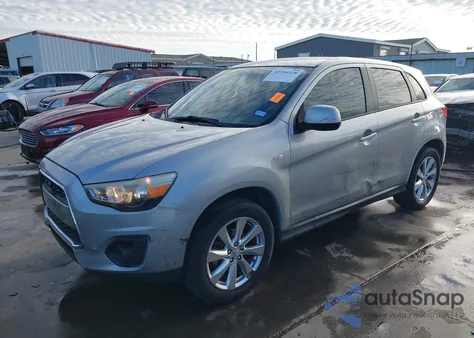 2015 Mitsubishi Outlander Sport Es from USA, damaged, VIN 4A4AP3AUXFE024636